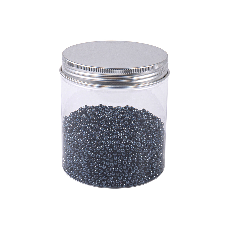 Perles en verre de broderie noire de 3,0 mm