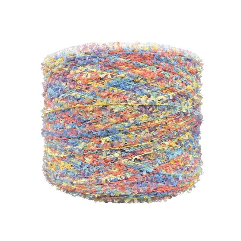 1/5,5 nm Colorful Metallic Silver Lurex Nylon Polyon Sausage Fil